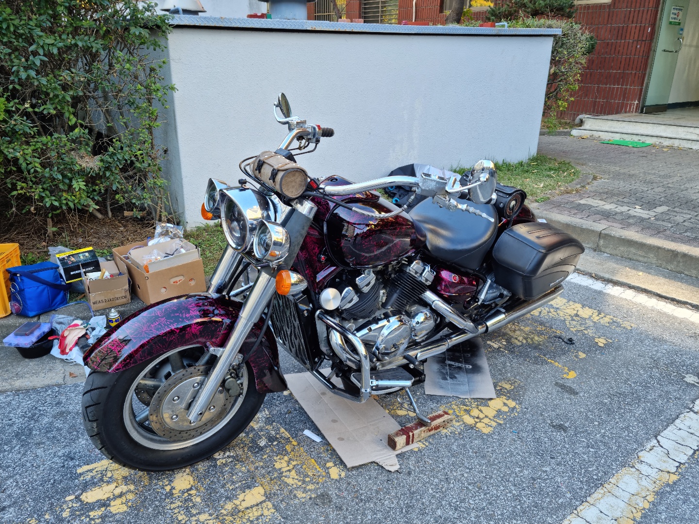 엘카 카페인트를 이용한 1:1 DIY 1시간 유료 교육